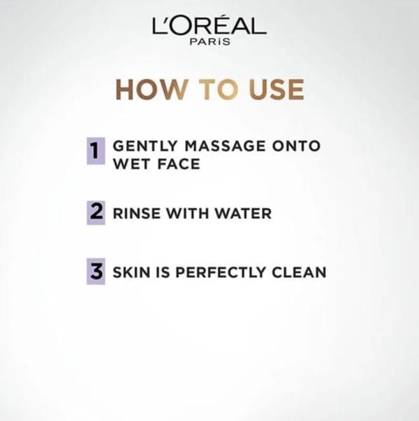 Loreal Hyaluron Expert Gel Wash 200ml - Image 4