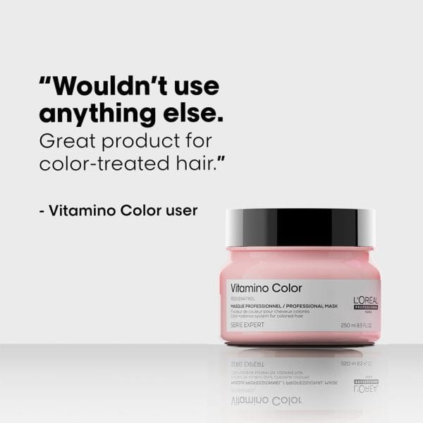 Loreal Vitamino Color Hair Mask 250ml - Image 3