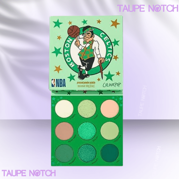 ColourPop Boston Celtics Eyeshadow Palette