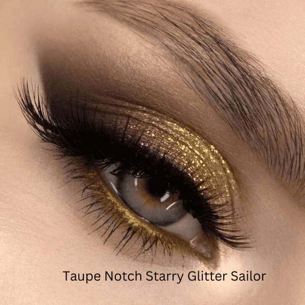Taupe Notch Starry Glitter - Sailor - Image 4