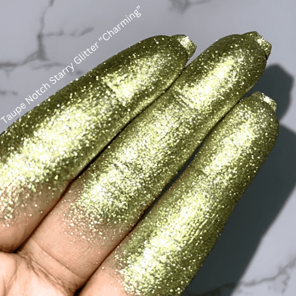 Taupe Notch Starry Glitter -Charming - Image 2