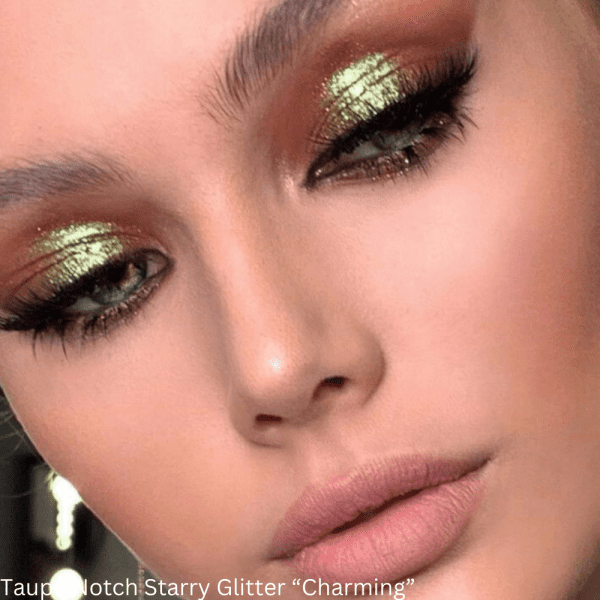 Taupe Notch Starry Glitter -Charming - Image 3