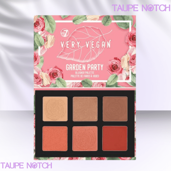 W7 Very Vegan Garden Party Blooming Blusher Palette