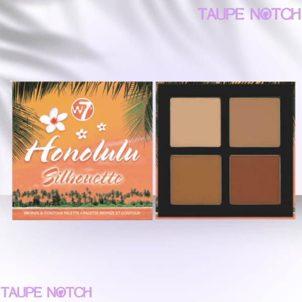 W7 Honolulu Silhouette Bronze and Contour Palette