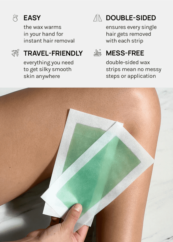 AOA INSTANT HAIR REMOVAL WAX STRIPS - Image 3