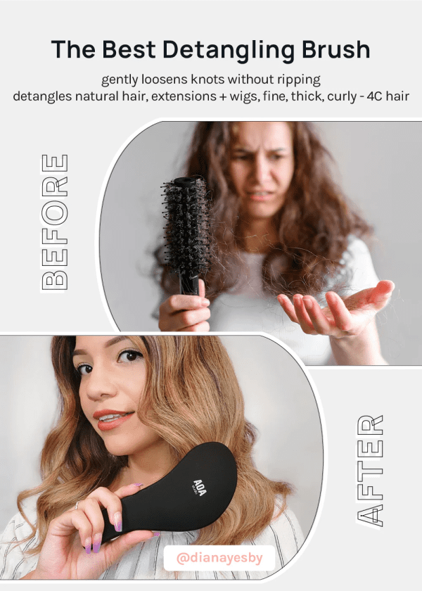 AOA DETANGLING HAIR BRUSH - Image 2