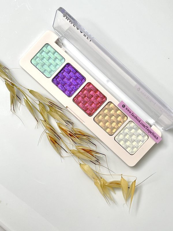 Shopaarel 5 Color Eyeshadow Palette - CRYSTAL - Image 4