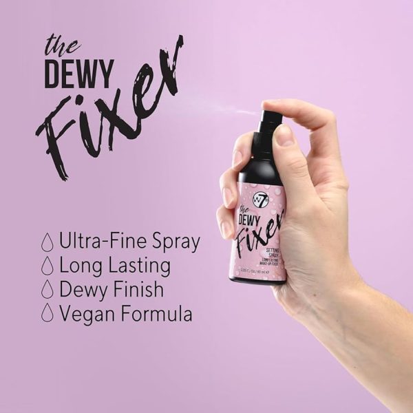 W7 The Dewy Fixer Setting Spray- 60 ml - Image 2