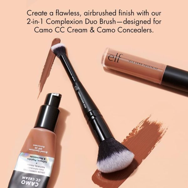 Elf Concealer & Foundation Complexion Duo Brush - Image 4