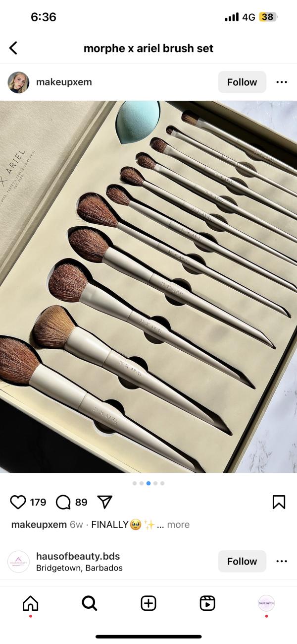 Morphe X Ariel Signature Look 12-Piece Face & Eye Brush Set - Image 6