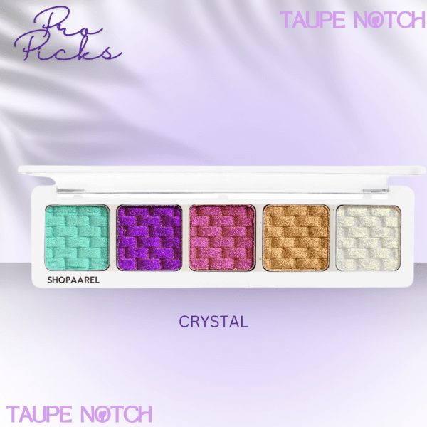 Shopaarel 5 Color Eyeshadow Palette - CRYSTAL