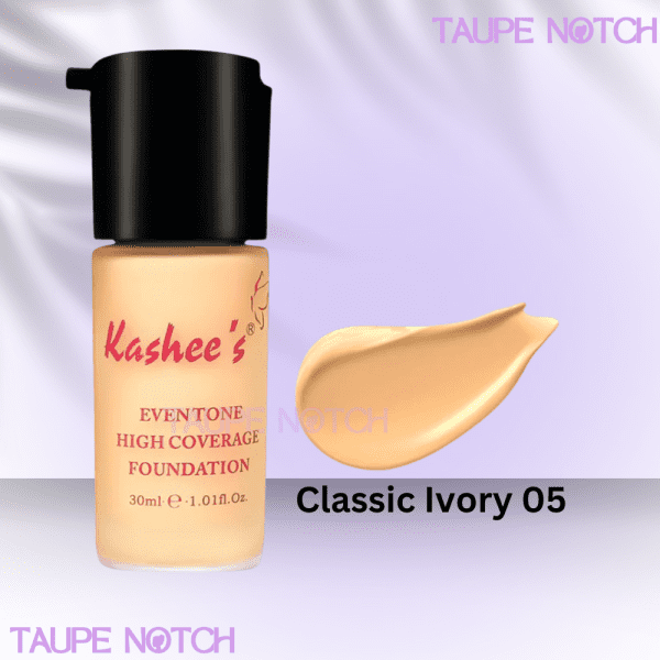 Kashees Liquid Foundation Eventone High Coverage 30 ml - Image 5