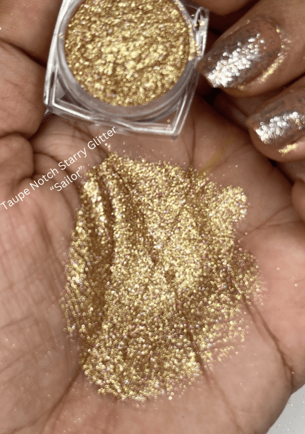Taupe Notch Starry Glitter - Sailor - Image 2