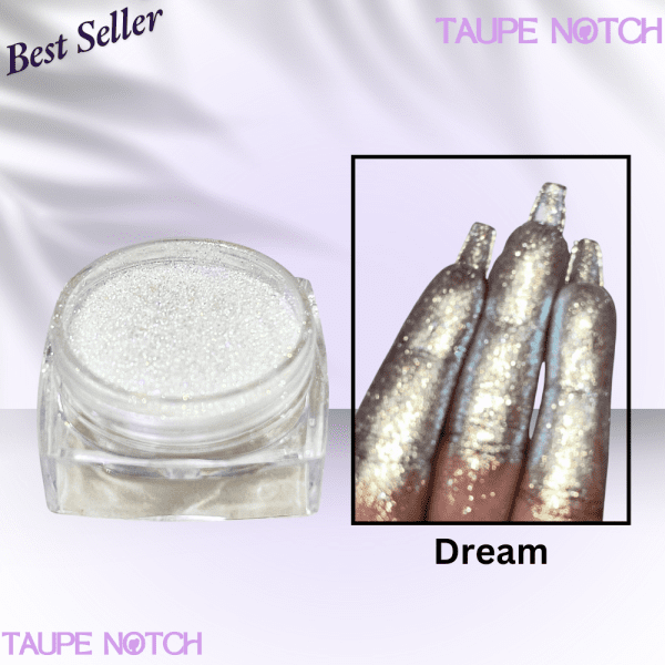 Taupe Notch Starry Glitter -Dream