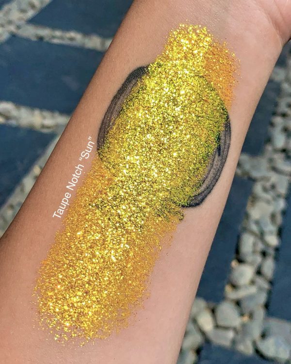 Taupe Notch Starry Glitter -Sun - Image 2