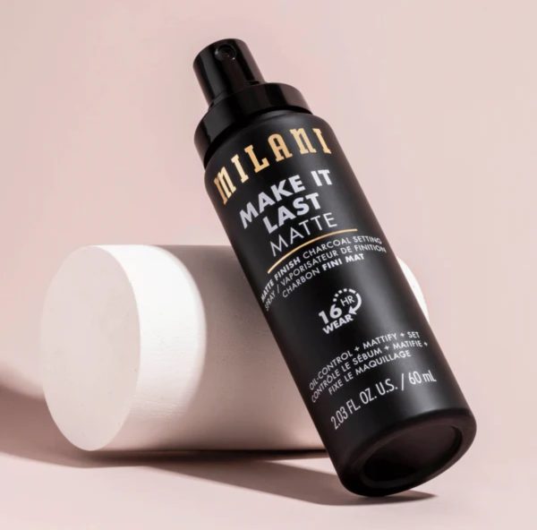 MILANI MAKE IT LAST MATTE - MATTE FINISH CHARCOAL SETTING SPRAY 60 ML - Image 2