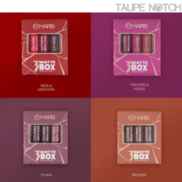 Mars Matte Lipsticks Box